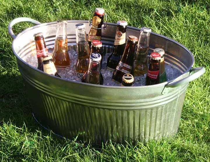 Tin Drinks Baths Unboxed Hire