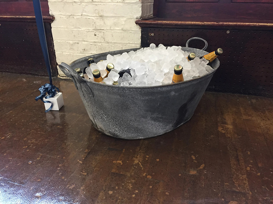 Tin Drinks Baths Unboxed Hire